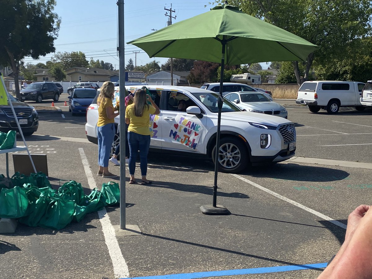 Joe Nightengale Eagles came by to pick up and drop off supplies today.  Have a great Summer.  # WeAre Orcutt