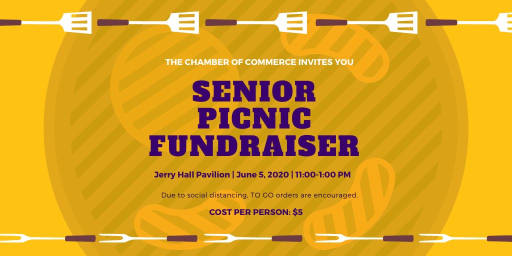 MonettR1's tweet photo. The Monett Chamber of Commerce is hosting a picnic for the high school senior class of 2020 TOMORROW from 11-1 PM at the Jerry Hall pavilion. The Monett Class of 2020 will receive a FREE lunch and a t-shirt. Net proceeds will be donated to pay off the school lunch debt accounts. https://t.co/1g7DecwITg