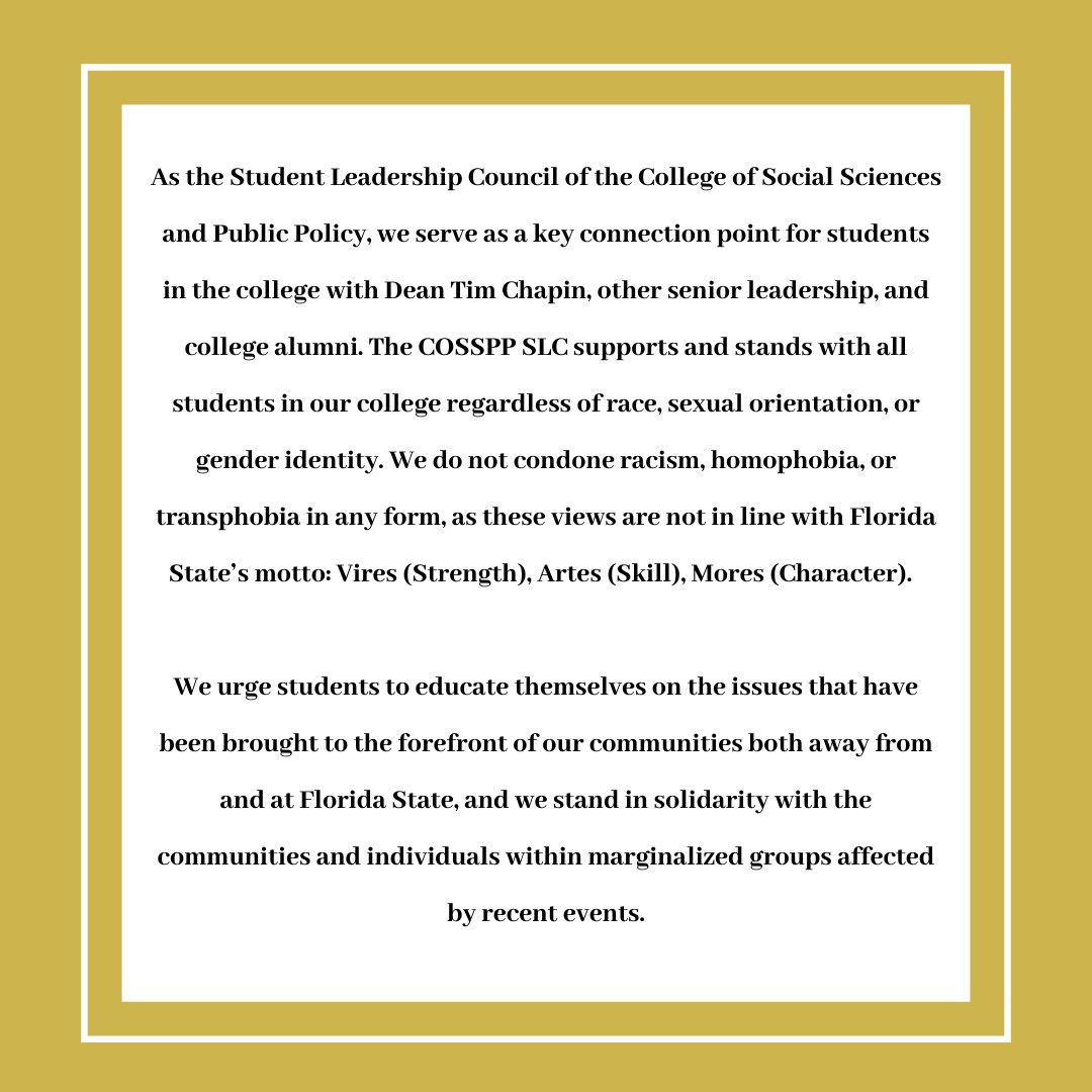 FSUCOSSSLC's tweet image. 