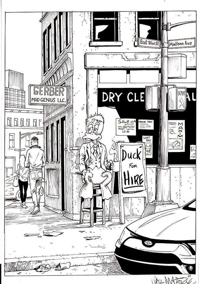 New original art from Val Mayerik which will be appearing in the upcoming book Ditko Shrugged.