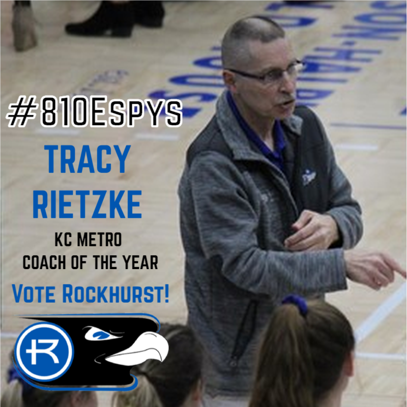 RUhawks's tweet photo. Hawks fans! Vote Tracy Rietzke for KC Metro Coach of the Year in the Sports Radio 810 Espys!

Vote by re-posting with the hashtag #810ESPYS, or visiting https://t.co/wIR3zvInSZ

Coach Rietzke was named 2019 National Coach of the Year after the Hawks' Final Four run! https://t.co/nGggfAKbUe