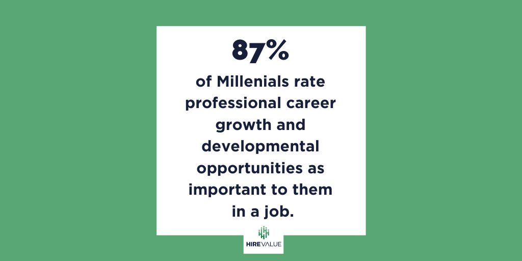 Make sure that professional career growth and developmental opportunities are part of your employer brand.

#careergrowth #development #developmentopportunity #learninganddevelopment #employerbrand #employerbranding #attraction #recruitmentmarketing #companyculture