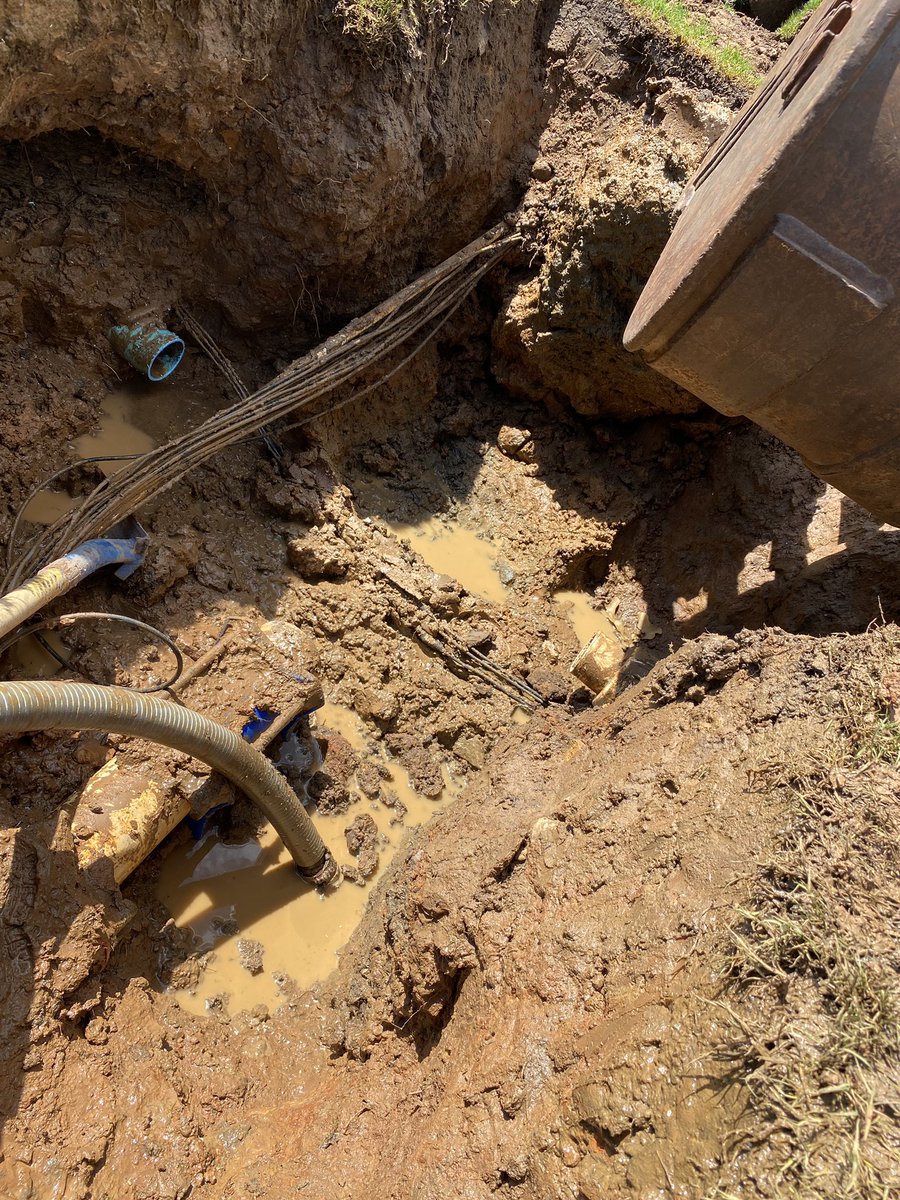 JR_Bohn's tweet image. And the hits just keep on coming. I finally got the parts  and removed the thrust block. Stopped by the store for concrete and Graham is entirely sold out. How does Covid-19 use up all that? @SuperProblems @grumpysuper