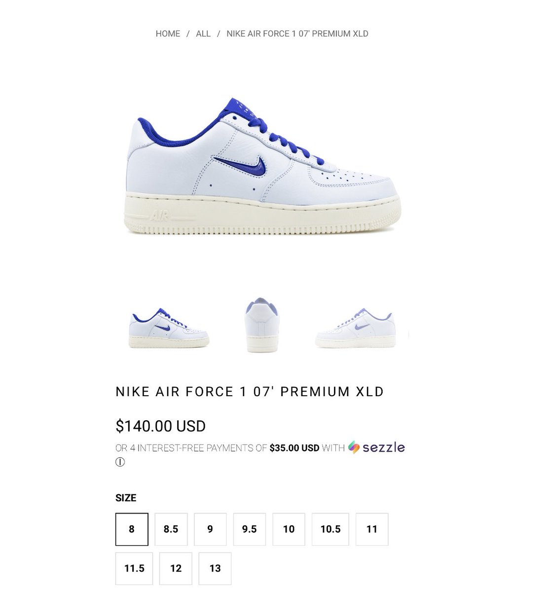 Nike Air Force 1 Premium ‘Home and Away’ bit.ly/2z8DosU #AD