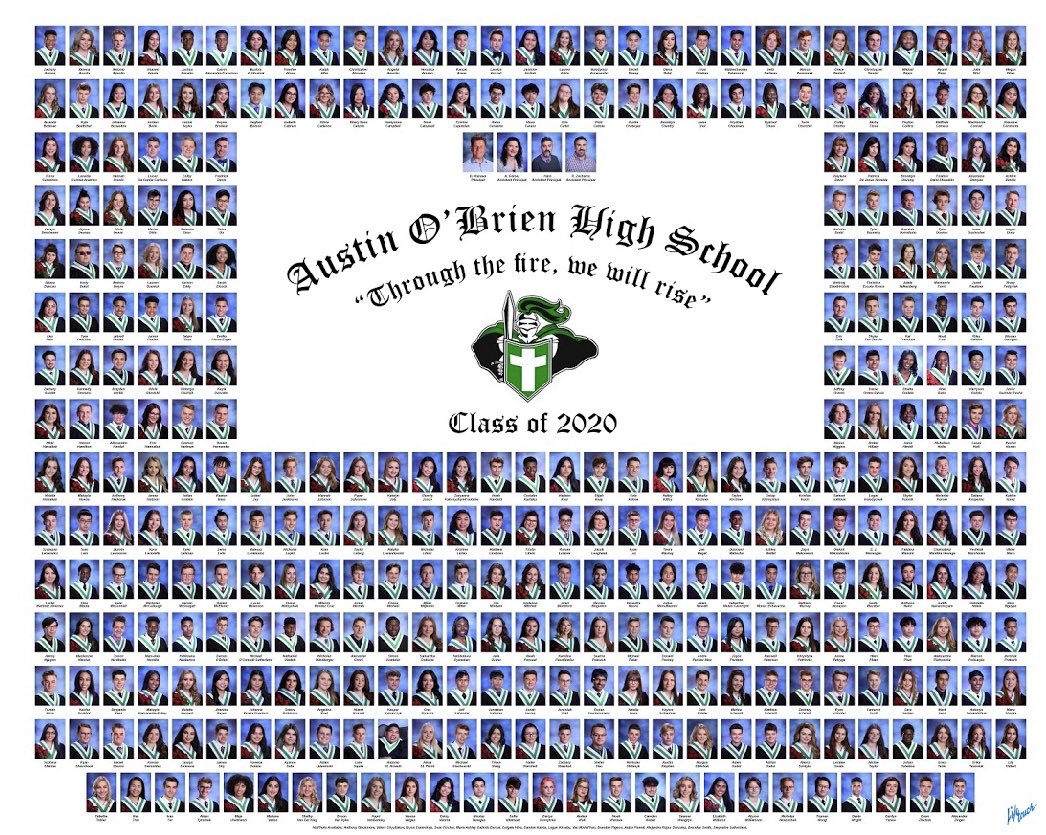 Today for Grad Week, we present our 2020 Class Composite! Normally unveiled at our Commencements, we wanted to share it today still! Congratulations Crusaders! #aobgradweek2020