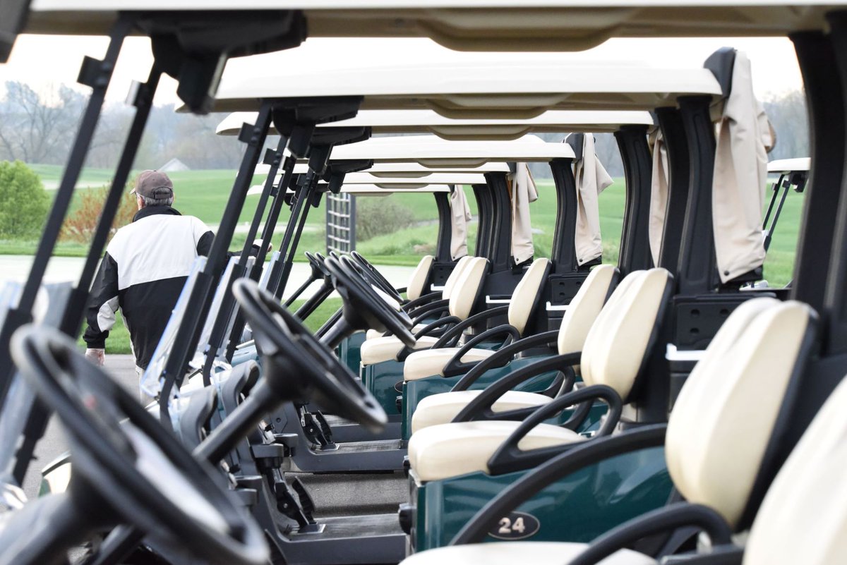 CranHighlands's tweet photo. Ready to rollllll into green!  New protocols teeing up for Saturday. #GoGreen https://t.co/uncZFWEyTE