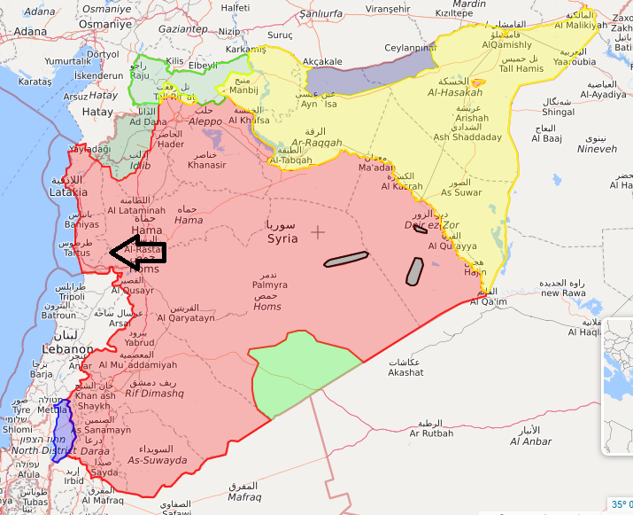 evacool_'s tweet photo. #BREAKING #NOW 
A number of explosions were heard in the vicinity of the city of #Masyaf, northwestern Syria.
#Syria #Israel #Russia #Iran #IRGC #Hezbollah #IDF #IAF https://t.co/WgukNLeH0a
