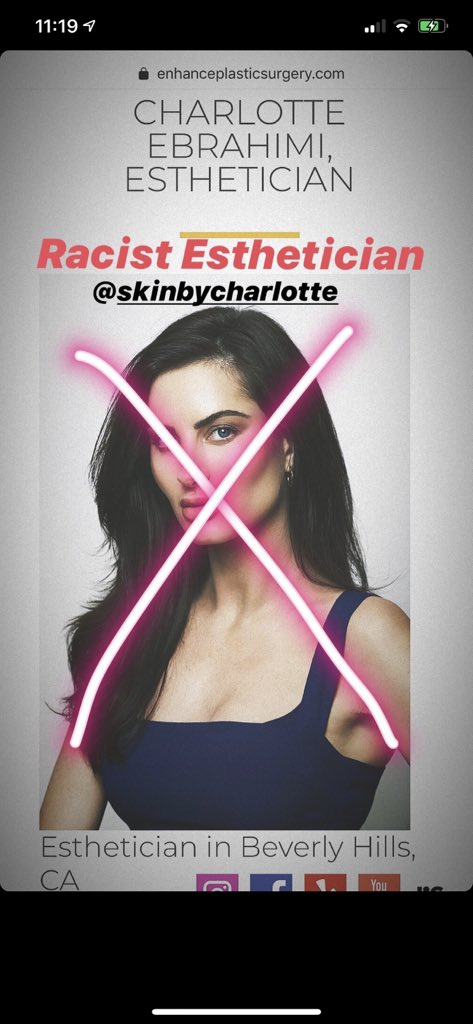 CHARLIExNGUYEN's tweet photo. @charlotte_ebrahimi @skincarebycharlotte you are done!! We need to fight racism in every front! You violate the rules and over $50 doesn’t give u the right to act that way especially being a person of influence! Shame on u!! https://t.co/phsfZSExzr