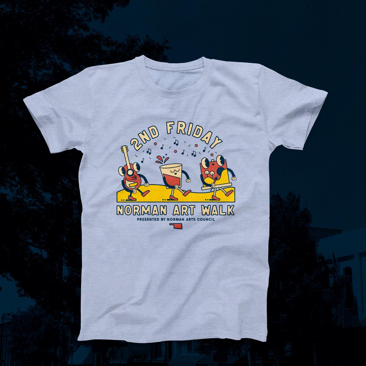 We're coming at you virtually next Friday, but we've also got a special-edition t-shirt available to pre-order through June 15 to wear the next time we are able to meet together in person in <a href="/DowntownOKC/">Downtown OKC</a> for <a href="/NormanArts/">Norman Arts Council</a>' Art Walk! Get yours now at: massivegraphicsstore.com/collections/no…