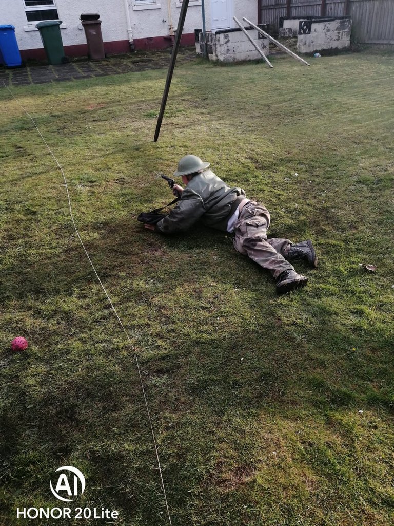 sharonK0412's tweet photo. @misspalmerp4_CCPS@ MissPalmerp4 Shay might've not done all of his school work but he made up for it by making a trench. Done all by himself, happy days making memories 😁 https://t.co/7gfFYscXDR