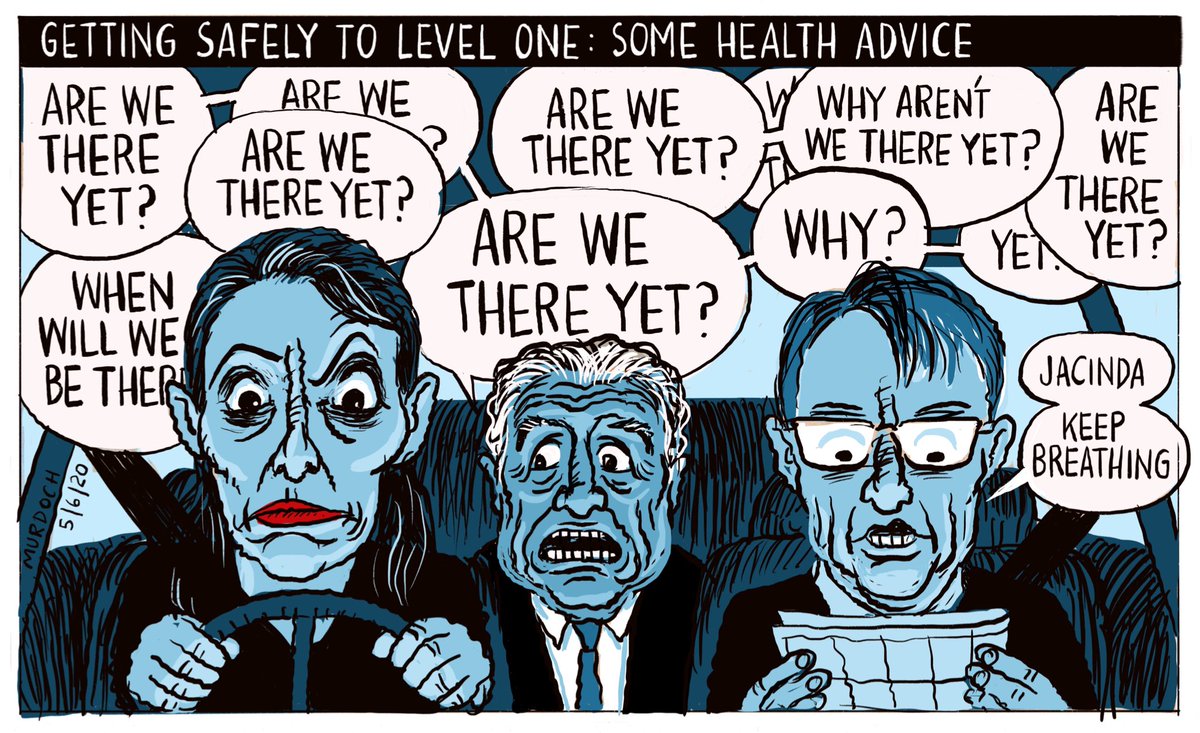 domesticanimal's tweet photo. Getting safely to Level 1: some health advice.
My @NZStuff @dompost #Cartoon #nzpol #covid19 #WinstonPeters #JacindaArdern #Health https://t.co/DKAPU0z8m2