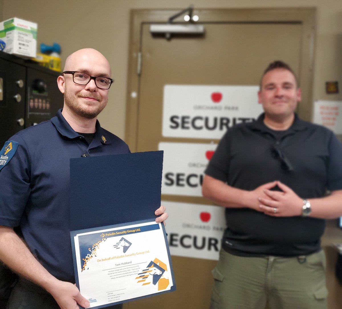 #recognition with a High Performing Supervisor who has been outstanding leading his team <a href="/PaladinSecurity/">Paladin Security</a> in Kelowna through one of the most disruptive Retail Security environments encountered in a very long time. #paladinfamily <a href="/big_daddy_jd/">Big Daddy</a>