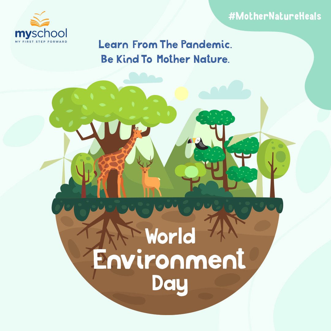 Be kind to Mother Nature. Let her heal. Make a brighter, greener future for the coming generations.

Happy World Environment Day.

#myschool #preschool #lucknow #worldenvironmentday #worldenvironmentday2020 #mothernature #mothernatureheals