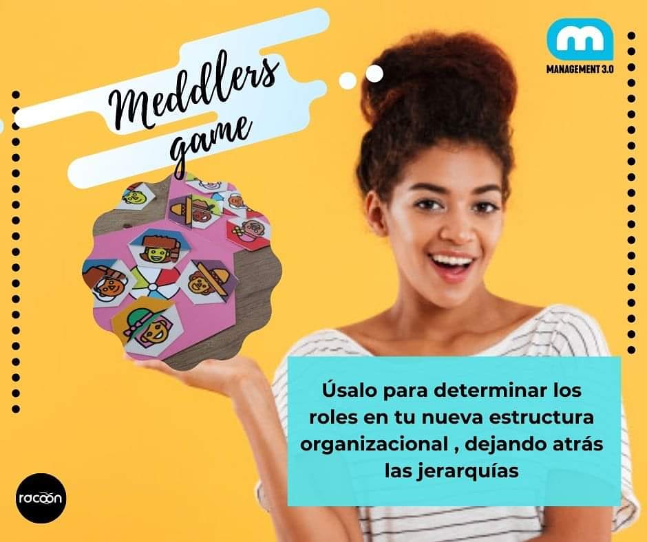 mxracoon's tweet image. 🤩Meddlers name: es un juego didáctico con el que podrás determinar, en equipo, los roles en tu nueva estructura organizacional, dejando atrás las jerarquías! 🤗
¡Atrévete a ser un #manager30 y forma tu red!
-
#management #management30 #LeadershipDevelopment