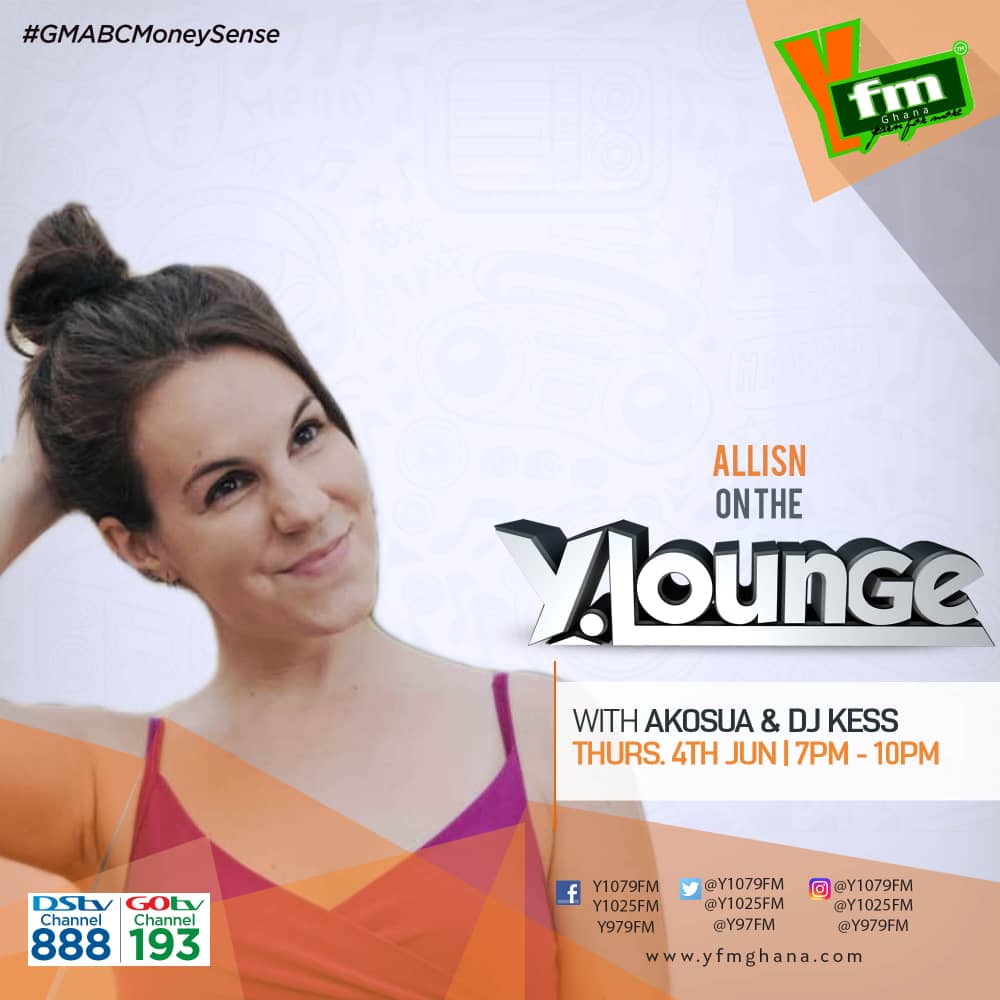 thingsbyallisn's tweet photo. Catch me tonight back on the YLounge at 9:30pm on @PlayingOnYFM with @AkosuaHanson and @DjKessGh https://t.co/FT645va9NH