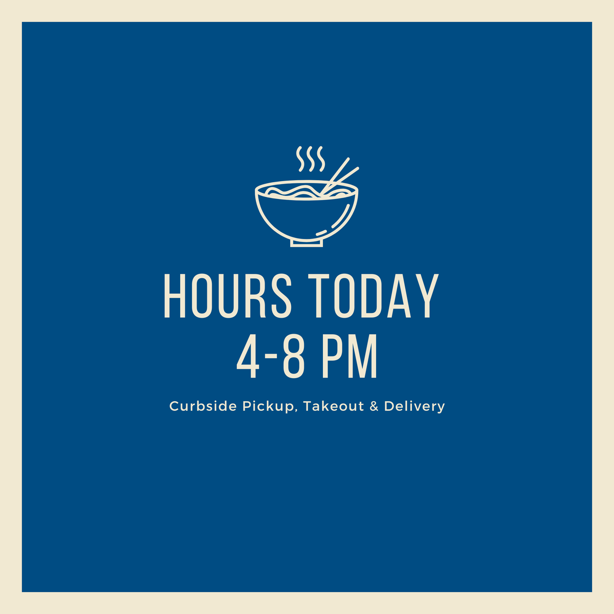 dinecassia's tweet photo. We're open for curbside pickup, takeout and delivery every Sunday-Thursday 4-8pm and Friday-Saturday 4-9pm. Delivery is available via @ChowNow, @Doordash, @GrubHub, @Postmates, @UberEats &amp; @Caviar. https://t.co/oh66L6bKtO