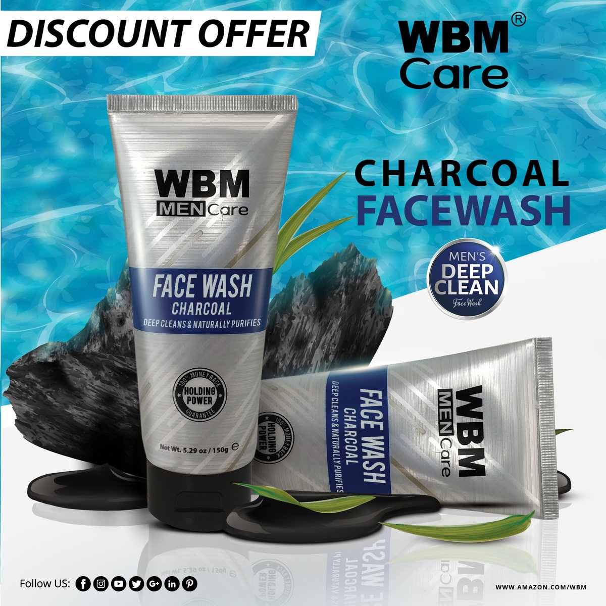 wbmcare's tweet photo. #WBMMenCare Deep Cleanse Charcoal #FaceWash
WBM Men Care #charcoalfacewash gently removes oil and bacteria from deep within the pores without irritating or drying out the skin.
https://t.co/KQacGuE7q6
#wbm #wbmcare #menfacewash #bestfacewashformen #facecleanser #bestcleanser https://t.co/tqEsQoBTGA