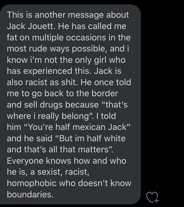 Racistsanonymo1's tweet photo. UPDATE on JACK JOUETT he is RACIST and HOMOPHOBIC https://t.co/usEbUvPveL