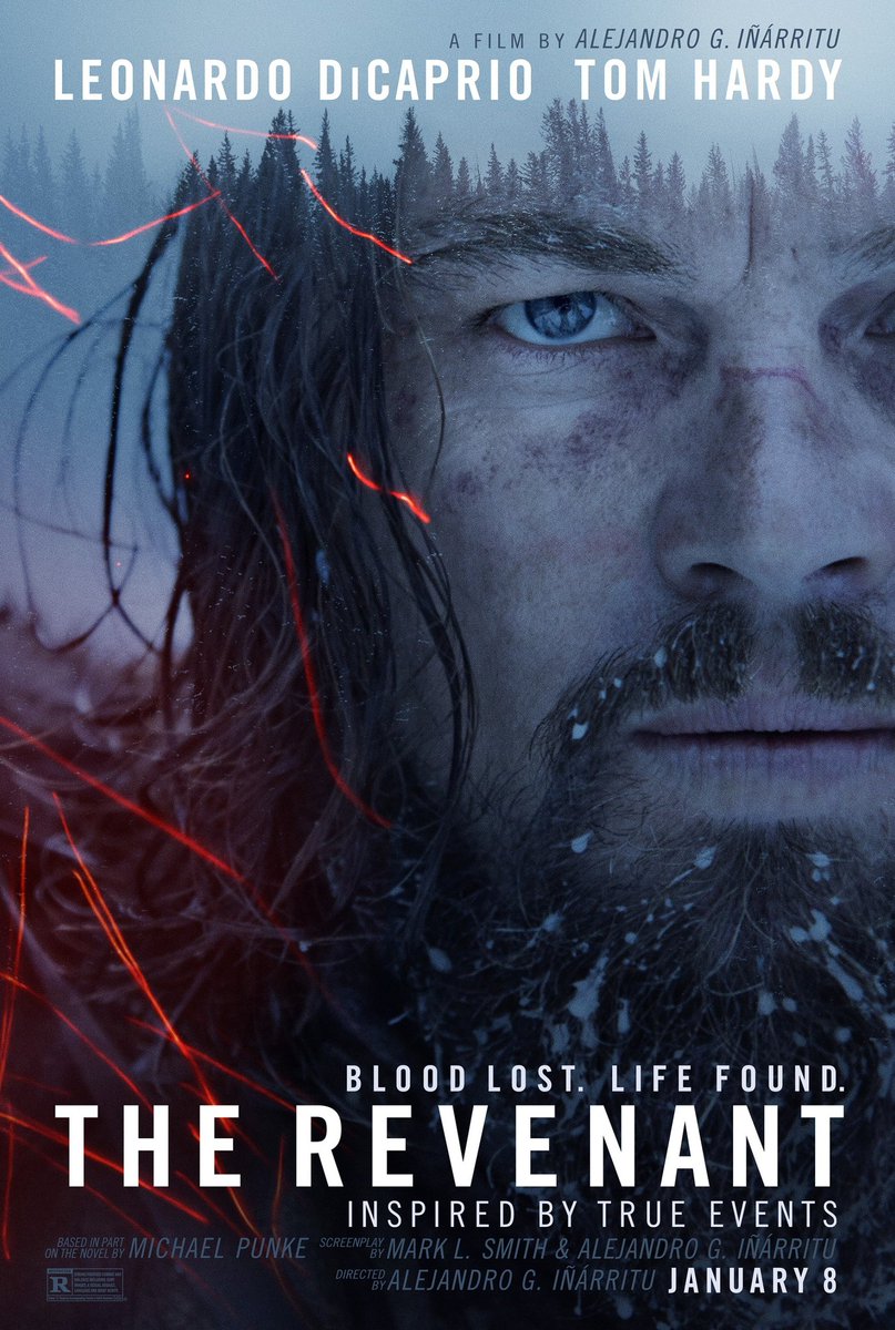 The Revenant 8.2/10Was pleasantly surprised, Leo deserved his Oscar, but Tom Hardy out-acted him.