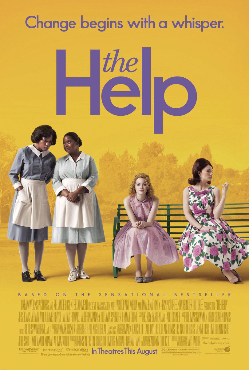 The Help 9.8/10Completely hard to nit pick anything. E.M.S.