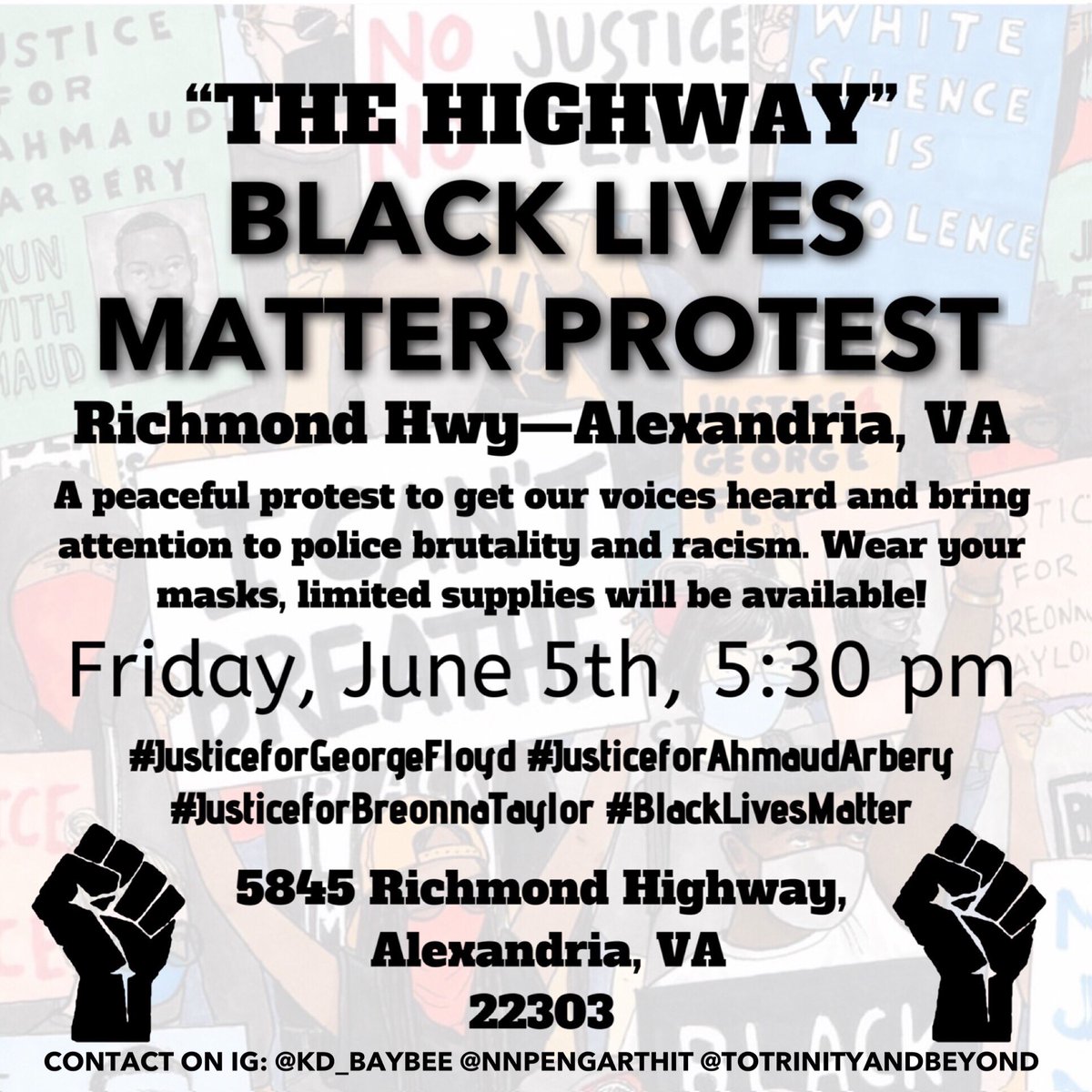 caribcollabdmv's tweet photo. If you all would like to join us for either protest send us a DM so we can meet you. Richmond Highway 5:30 pm tomorrow, Washington DC 12 Pm Saturday https://t.co/jZq4vK2w9u