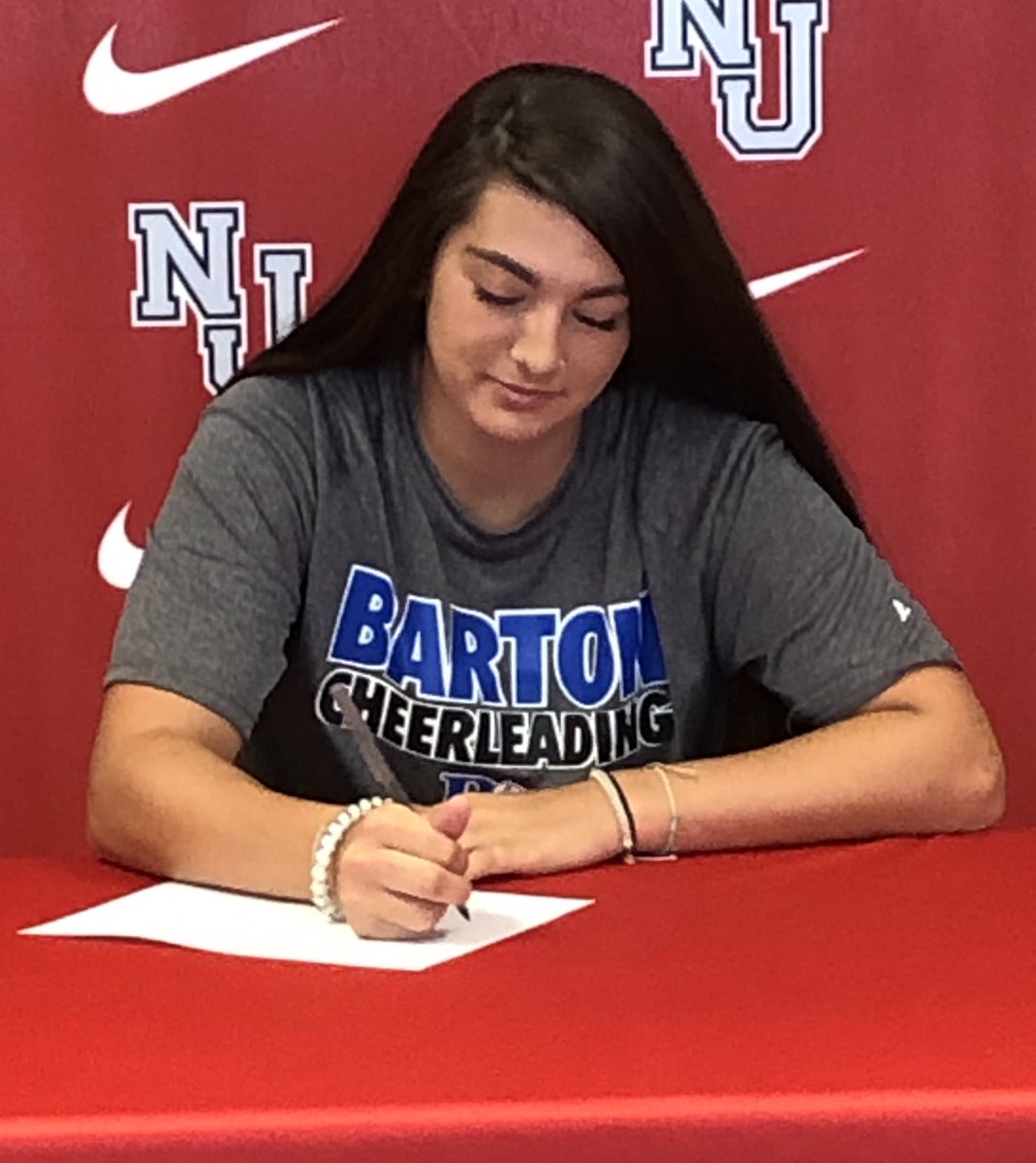 Sending those Barton Bulldogs another Panther with Miss Hailey Linko headed Wilson way to cheer. We are excited for her family as well. Best wishes! Go Panthers!