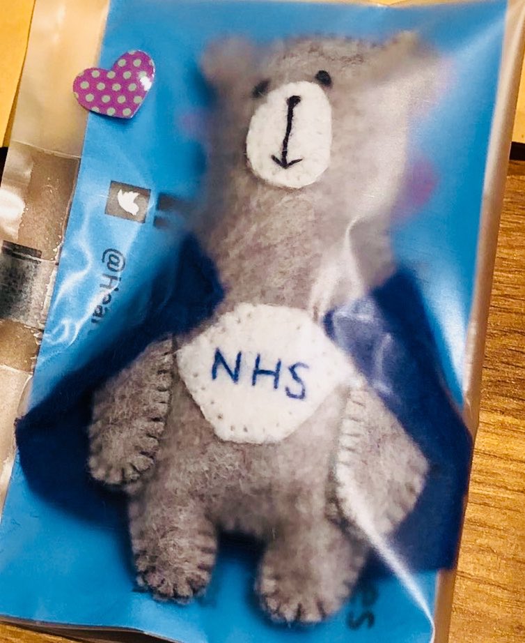 The lovely Judy @HeartFeltJudy  makes and posts #pocketbears to #keyworkers to say #thankyou #northantshour @BBCNorthampton @NorthantshourUk