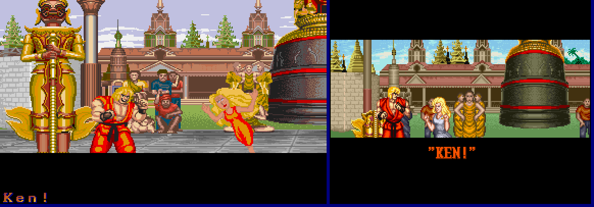 Ending for Street Fighter II' Champion Edition-Ken (Arcade)