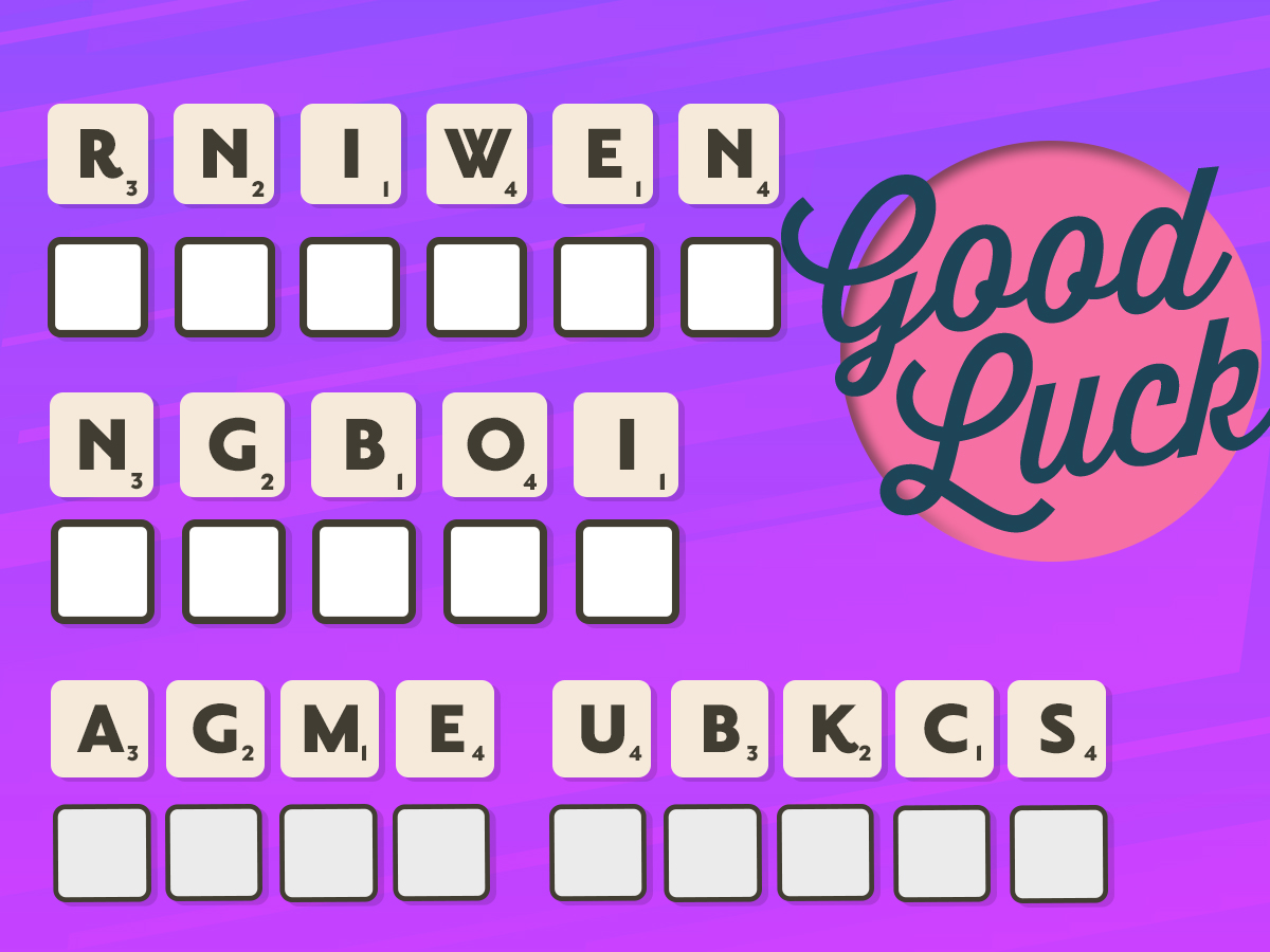 We know you have bingo on the brain, but can you solve this bingo themed word scrambler?!
Once you’ve solved all 3 words, reply to let us know but be sure not to ruin the game for others!
#WordScramble #Bingo #Game