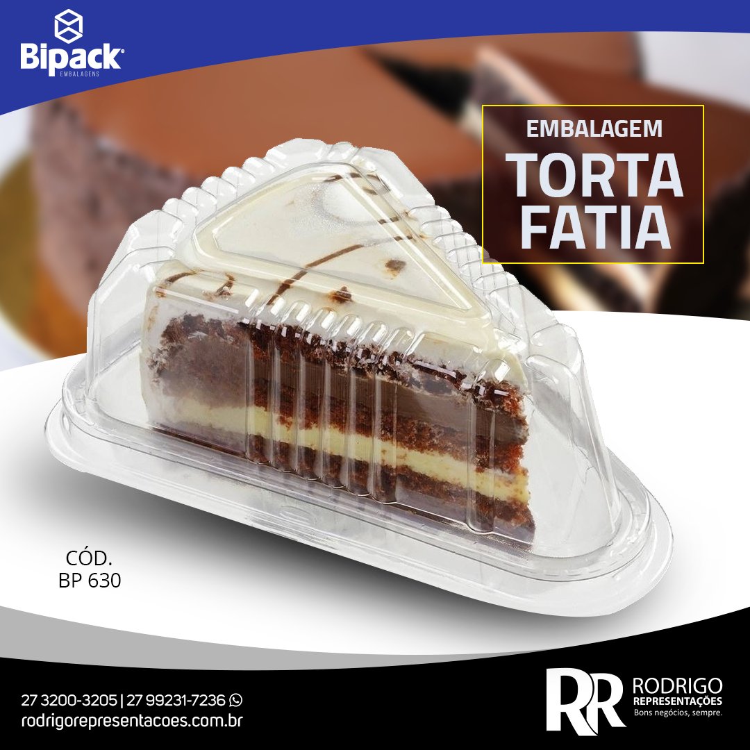 rodrigorepres's tweet photo. Todo confeiteiro👨🍳 precisa de uma embalagem perfeita como a BP-630 para servir uma fatia de torta 🎂 ou bolo 🍰As embalagens Bipack são a melhor vitrine para fazer este trabalho! 😁
#fatia #bolo #torta #doces #confeiteiro #bipack https://t.co/J9KCGUO8dg