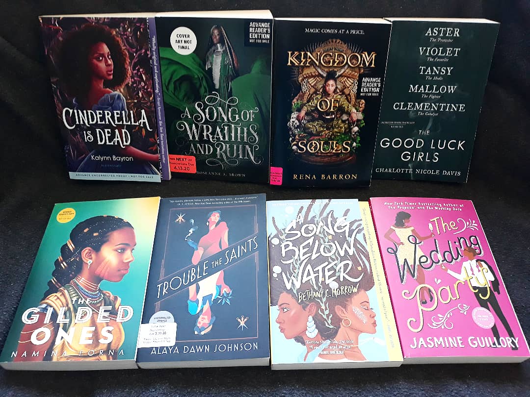 Raise up Black authors & creators! Here's a selection that I've either loved or have on my TBR pile! (Some newly released or not yet published - preorder them!) Check them out! 😀📚💜 #readBlackauthors #BlackLivesMatter