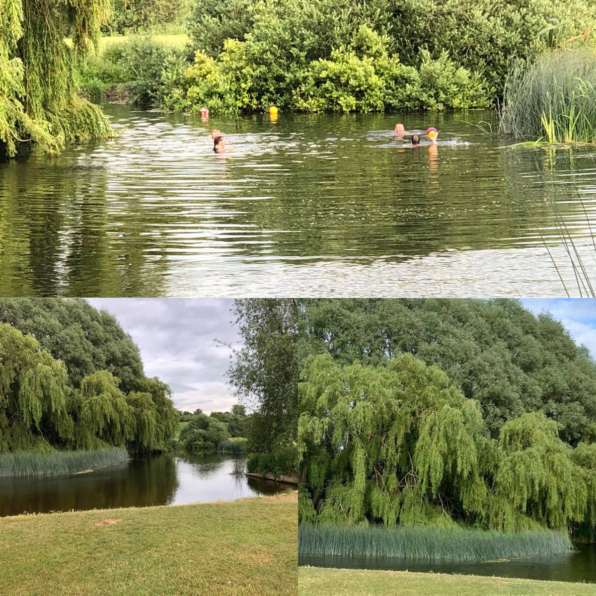 Enjoyable evening having a swim and chuck about at the Olney swimming steps!
Water was refreshing and got the blood vessels pumping!
A nice cold beer after topped it off!