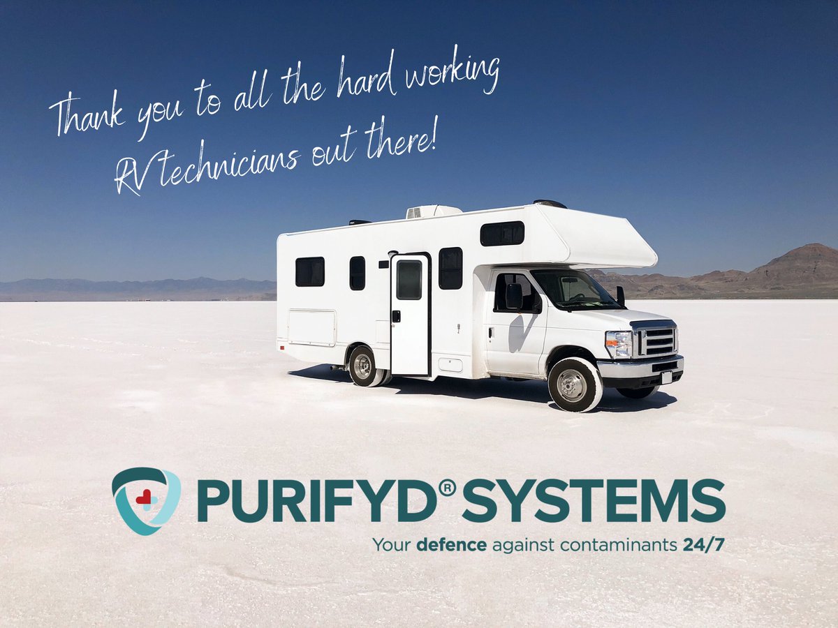 PurifydSystems's tweet image. It's RV Tech Week! We would like to take a moment to thank all of the hard working technicians who keep our RVs running smoothly and safely.