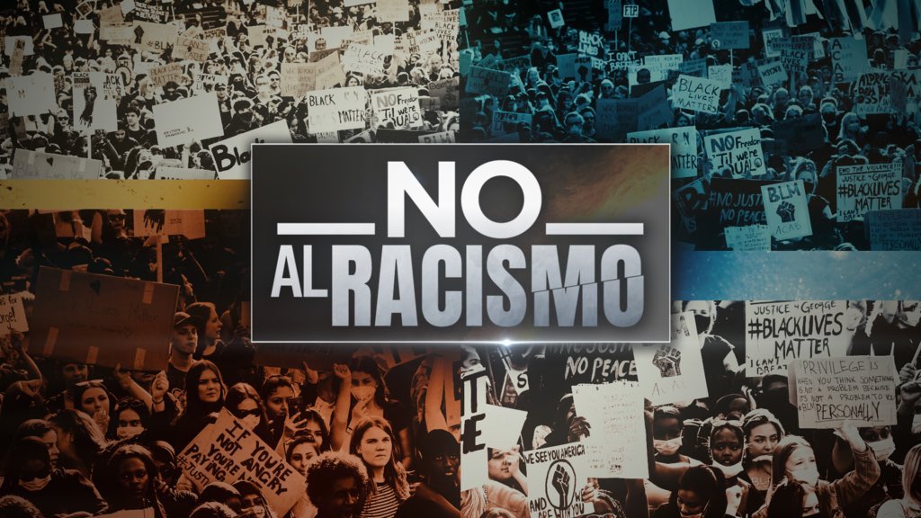 jczamora's tweet photo. >>@Univision News presents "No Al Racismo" (No To Racism), in a Special Edition of its primetime newsmagazine @AquiyAhoraShow, this Sunday at 7 p.m. ET. https://t.co/Q5FZ7vB2q4 https://t.co/1I7R2GpbrX