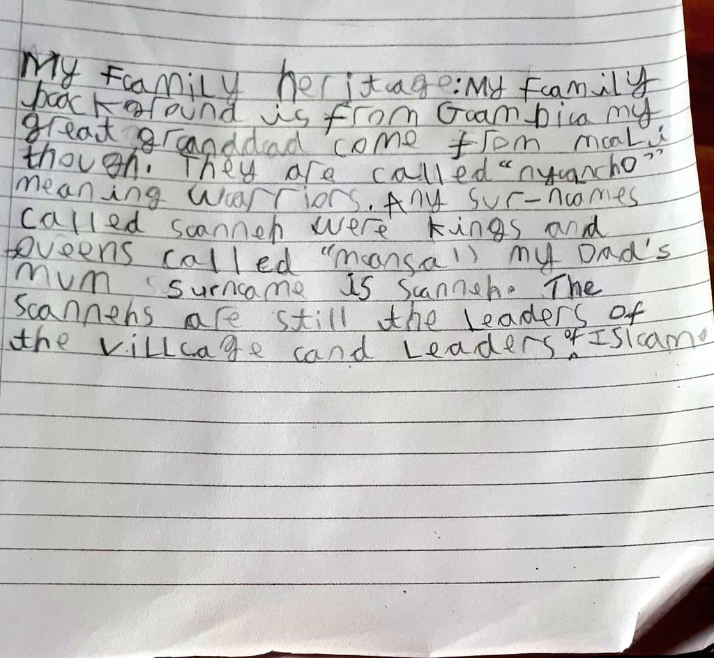 seramilas851's tweet image. @Yenton_Primary #Thelearningproject Ousman want to share about his visit and also  about his Family heritage too.