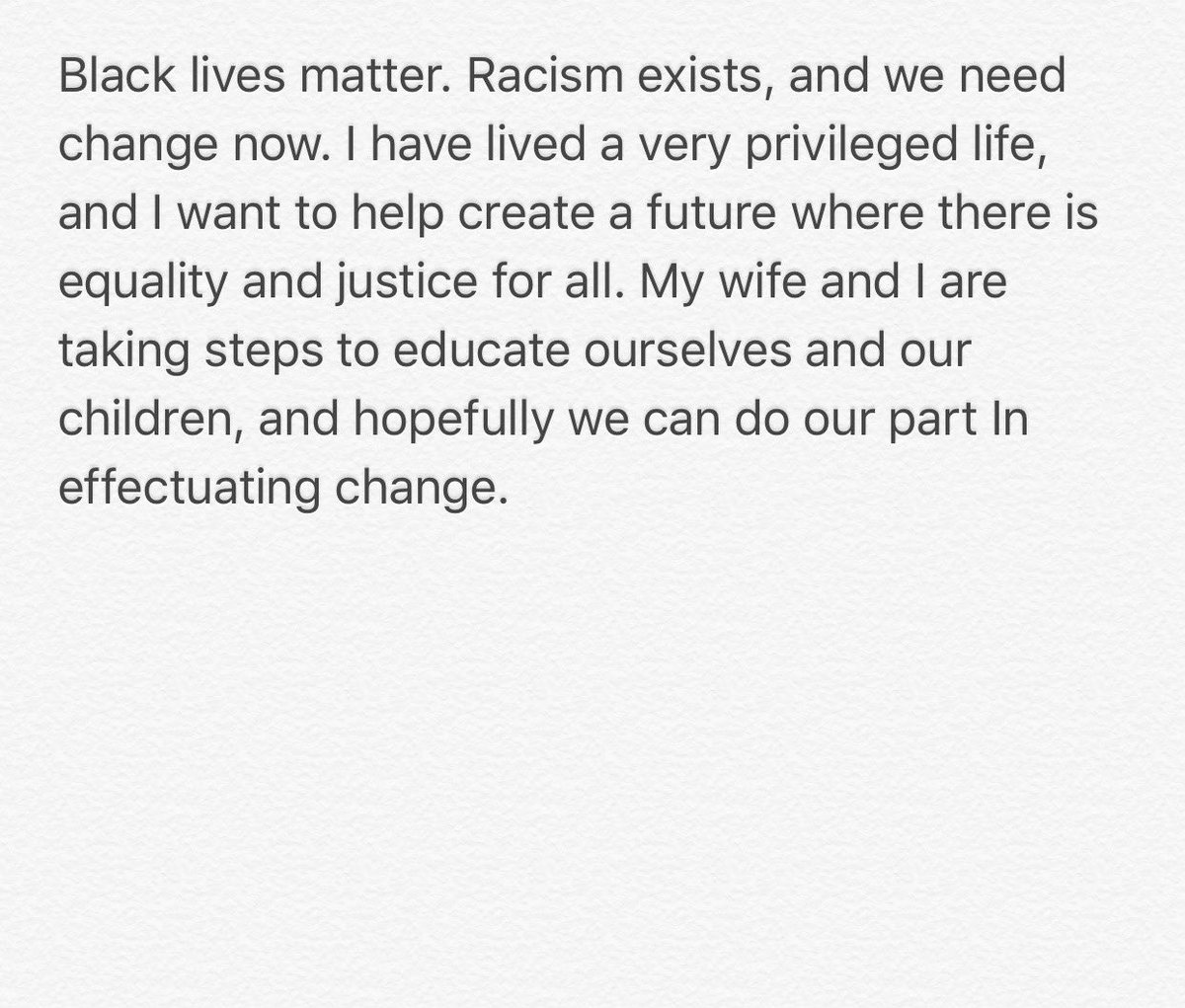 Tonight I’m happy to #walkwithshawn, we need to get to a point where no one is afraid to go for a walk in their neighborhood, or anywhere.