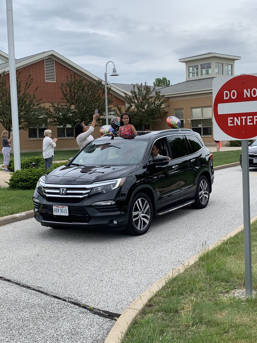 Farewell 5th Grade! Best of Luck at GMS next year! We are sure going to miss all of you! 5th grade families driving as students are clapped out for the school year.