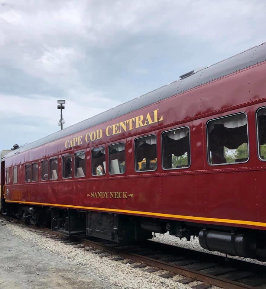 CapeTrain's tweet photo. Check out our newly renovated Sandy Neck dining car! We are anxiously awaiting the “green light” for indoor dining. #CapeCodLovesYou #RideCapeTrain https://t.co/LnLYuqoiBK