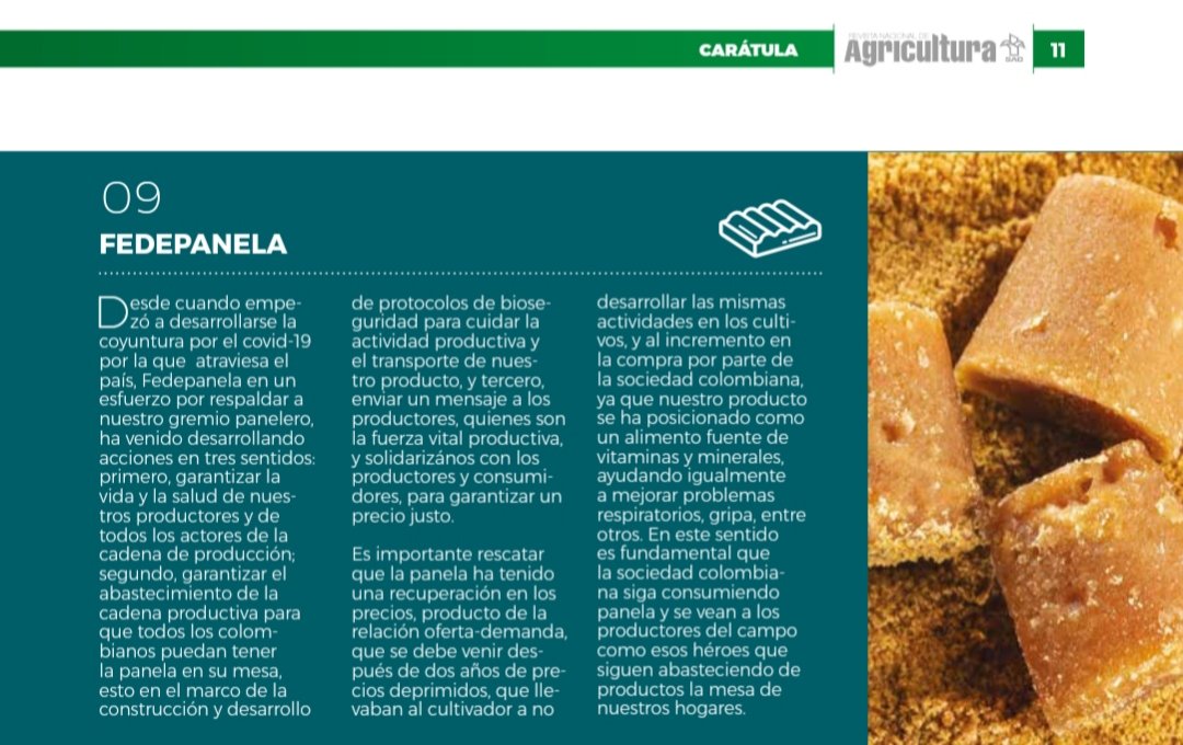 fedepanelacol's tweet photo. Ya se encuentra en la revista de @SAColombia, el tratamiento que ha dado Fedepanela para enfrentar la crisis por Covid-19 y la importancia de la bioseguridad en los territorios. 

Disponible en👉https://t.co/kzaJnwmsb7 https://t.co/asY79oJiJx