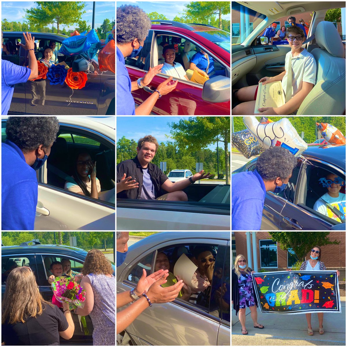 TCtheHOPEdealer's tweet photo. 🎤😩🎶 “It’s Soooooo Hard To Say Good-Byeee” Our 8th Graders Were Celebrated as They Drove Thru Tiger Town One Last Time 🤩 8th Grade Promotion Ceremony Yesterday 🥳#BigSmiles #BigCheers #BrightFutures 💙🧡💙🧡🐅 #WeAreJMS @trentvernon77 @SLickwala @williak11 @gilythakid https://t.co/gIxUUxcvJT