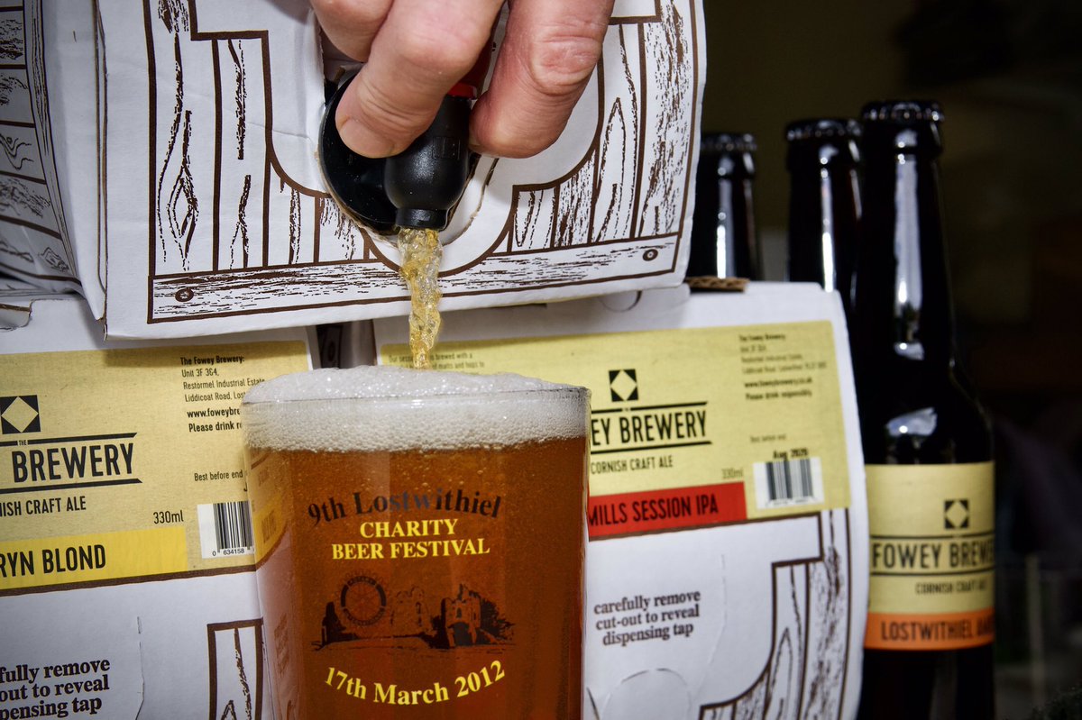 Our ale is available in casks....
We have Lerryn blonde, Sawmill IPA &amp; Lostwithiel amber available in 5 litre casks... £15 a box or £40 for all 3. Free delivery in the Lostwithiel area, message us or phone Geoff on 07477396153 🍻🍻🍻#realale
