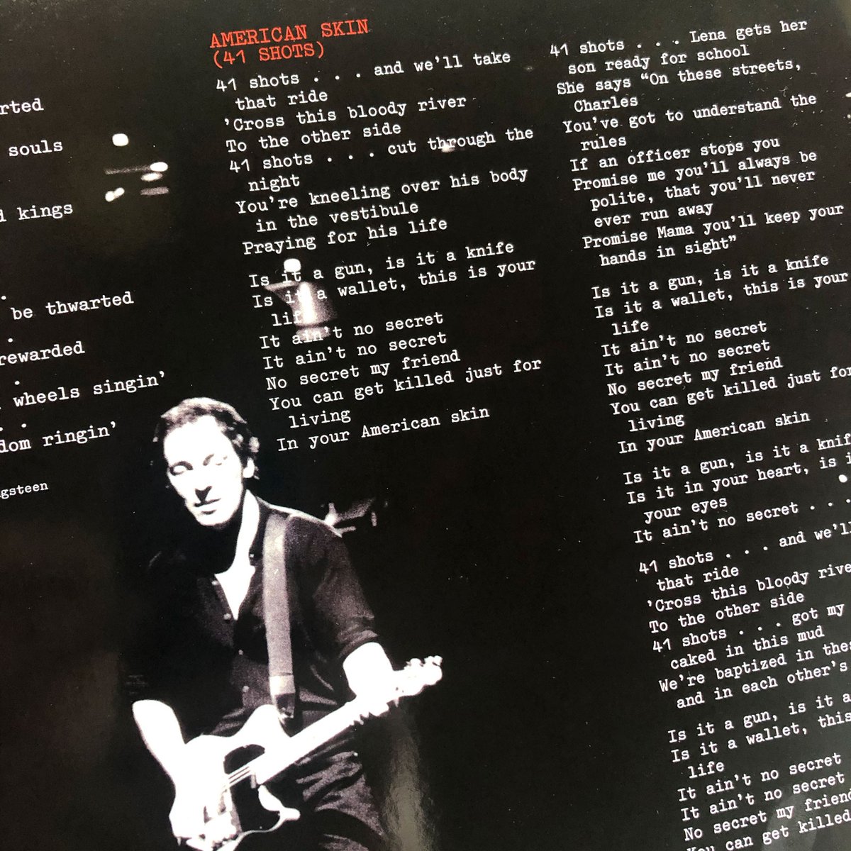 20 years ago tonight, June 4 2000, @Springsteen &amp; the E Street Band played “American Skin (41 Shots)” for the first time in Atlanta, GA. Two decades later, it’s more relevant than ever. Read on: backstreets.com/news.html#amer…