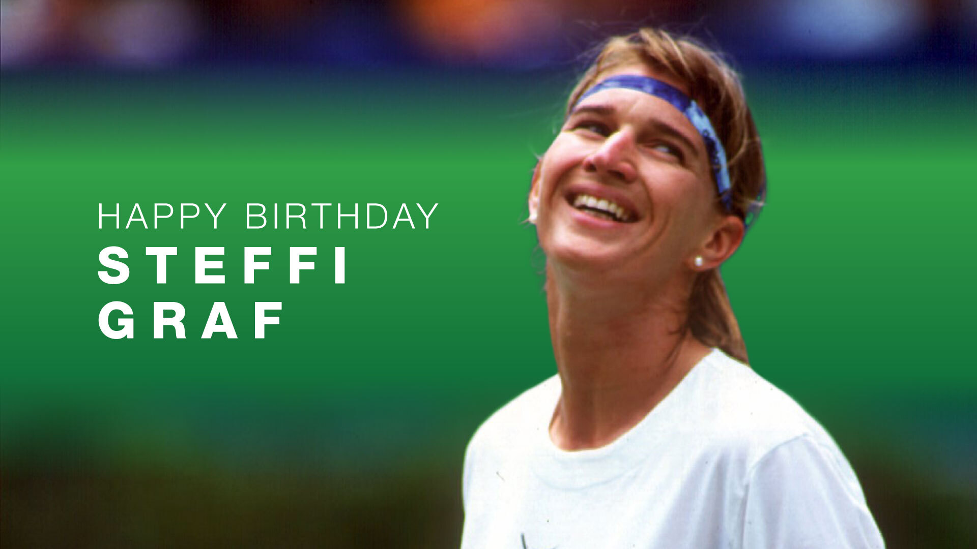 Happy birthday to \"Fräulein Forehand\" and one of the greatest of all time...Steffi Graf.   