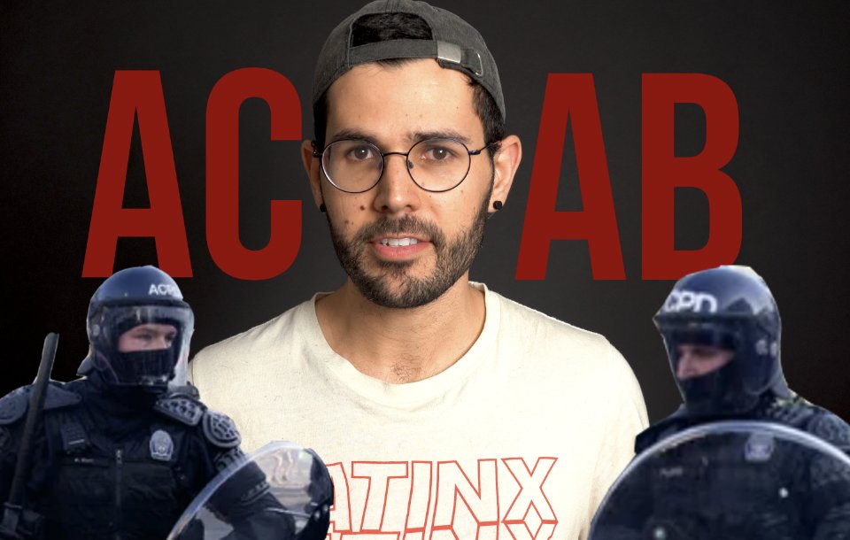 gaywonk's tweet photo. How corporate media protects violent cops: 
- repeating police bullshit
- sanitizing language
- airing copaganda 
- marginalizing protesters
https://t.co/mbfRZOTRgE https://t.co/3GSw6qakbo