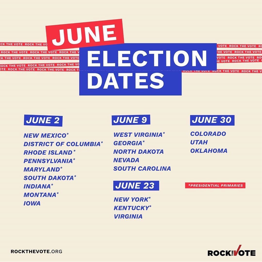 Now more than ever it is important that we all get out and vote. Every vote counts!