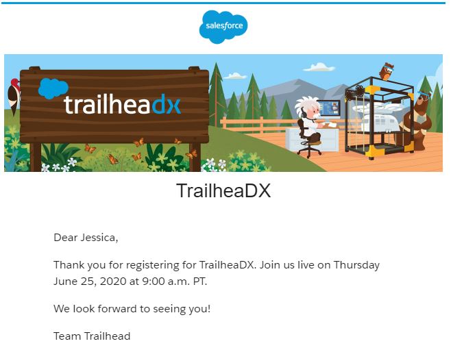 JessicaHabblett's tweet image. The learning and networking is on, and it&apos;s all free! Get registered! salesforce.com/trailheadx/sch…