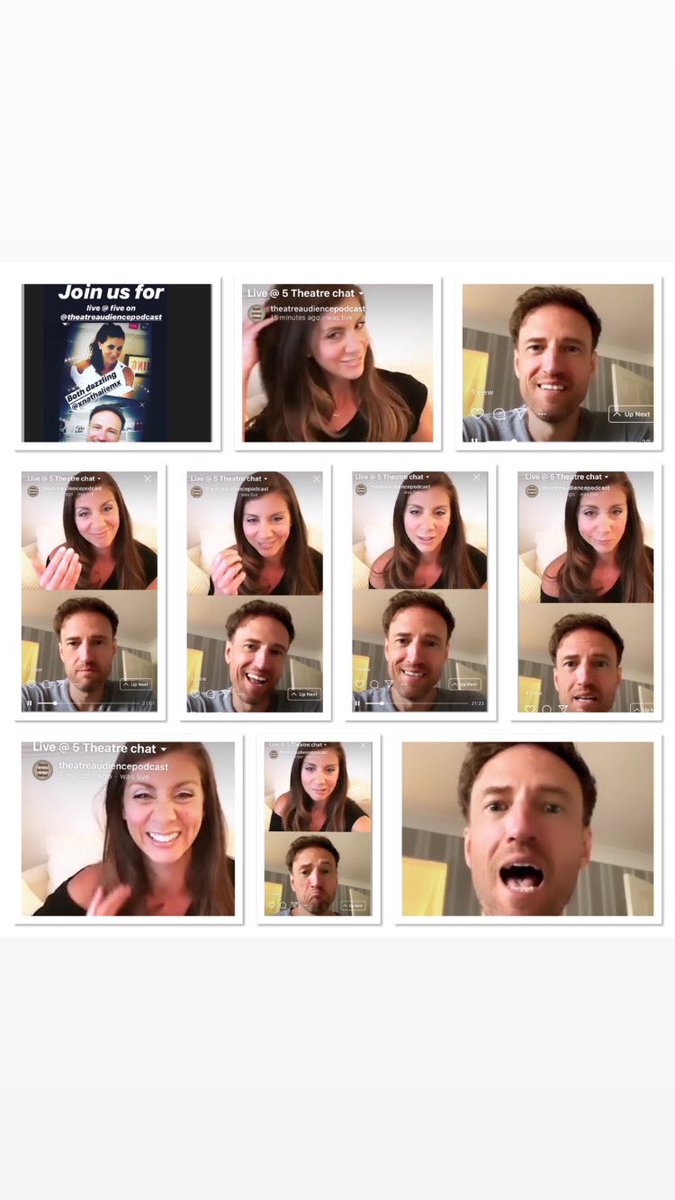 Great theatre chat with @DazzleLeeMurphy Live @ 5 on Insta again 👌🎧☕️❤️