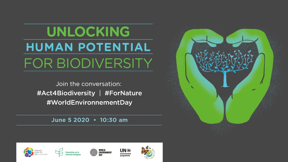 environmentca's tweet photo. On June 5, Minister   Wilkinson will participate in a virtual event hosted by @EspacePourLaVie &amp; @UNBiodiversity for #WorldEnvironmentDay. Find out more about how we’re protecting Canada’s #biodiversity. https://t.co/o8IUb5l9pK  

#ForNature #EnviroWeek #OurNature https://t.co/umazPMR3os