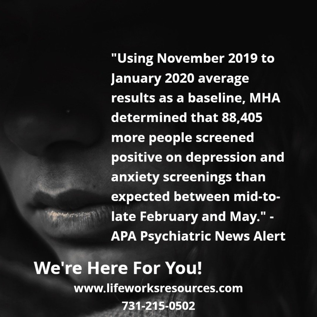 LifeWorksRes's tweet image. Depression and anxiety are on the rise. #ChristianCounseling #Counseling #MentalHealth #TherapyWorks