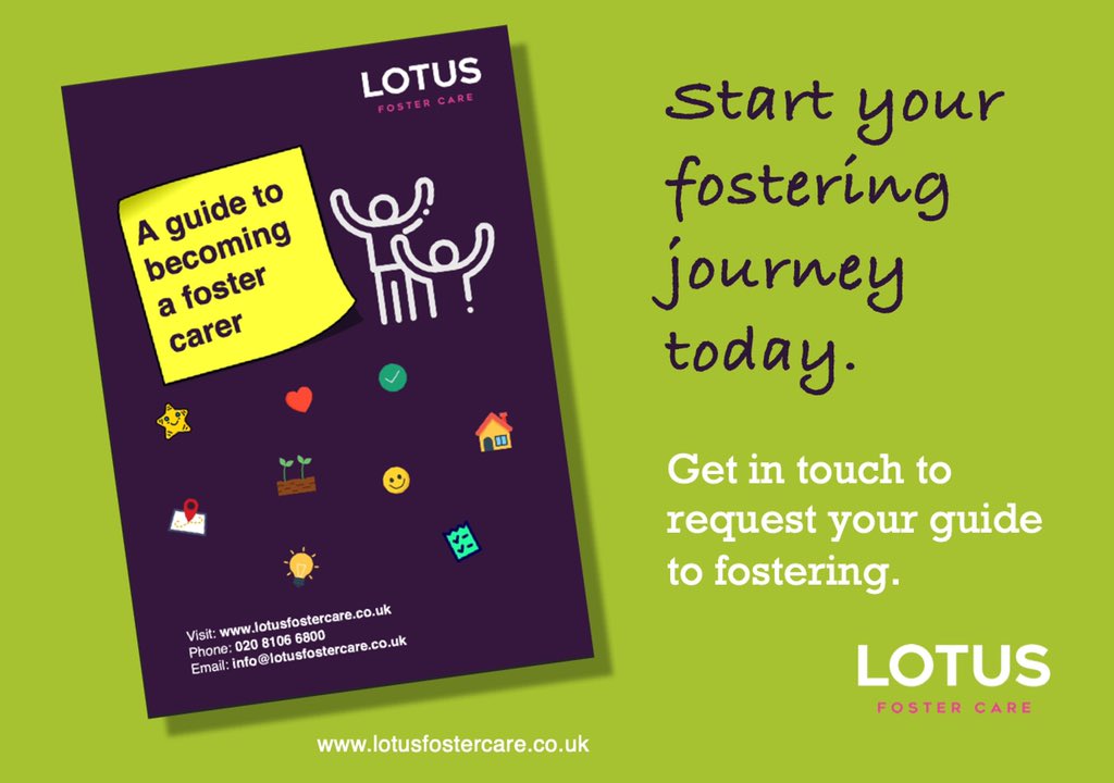 We're recruiting! Start your fostering journey today. Visit lotusfostercare.co.uk or drop us a DM to request your guide. #fostering #foster #fosteringwithlotus #croydon #greaterlondon #bethedifference